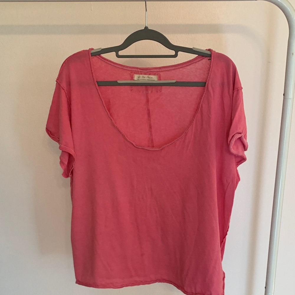 We The Free Coral Short Sleeve Tee